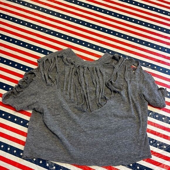 Locker Stock Tokyo Tiger Slashed Crop Top Tee XS - Picture 8 of 10